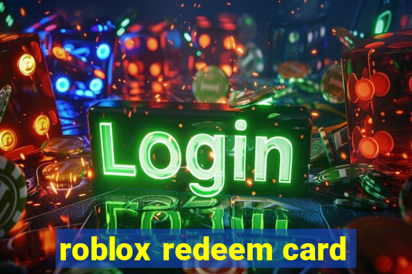 roblox redeem card